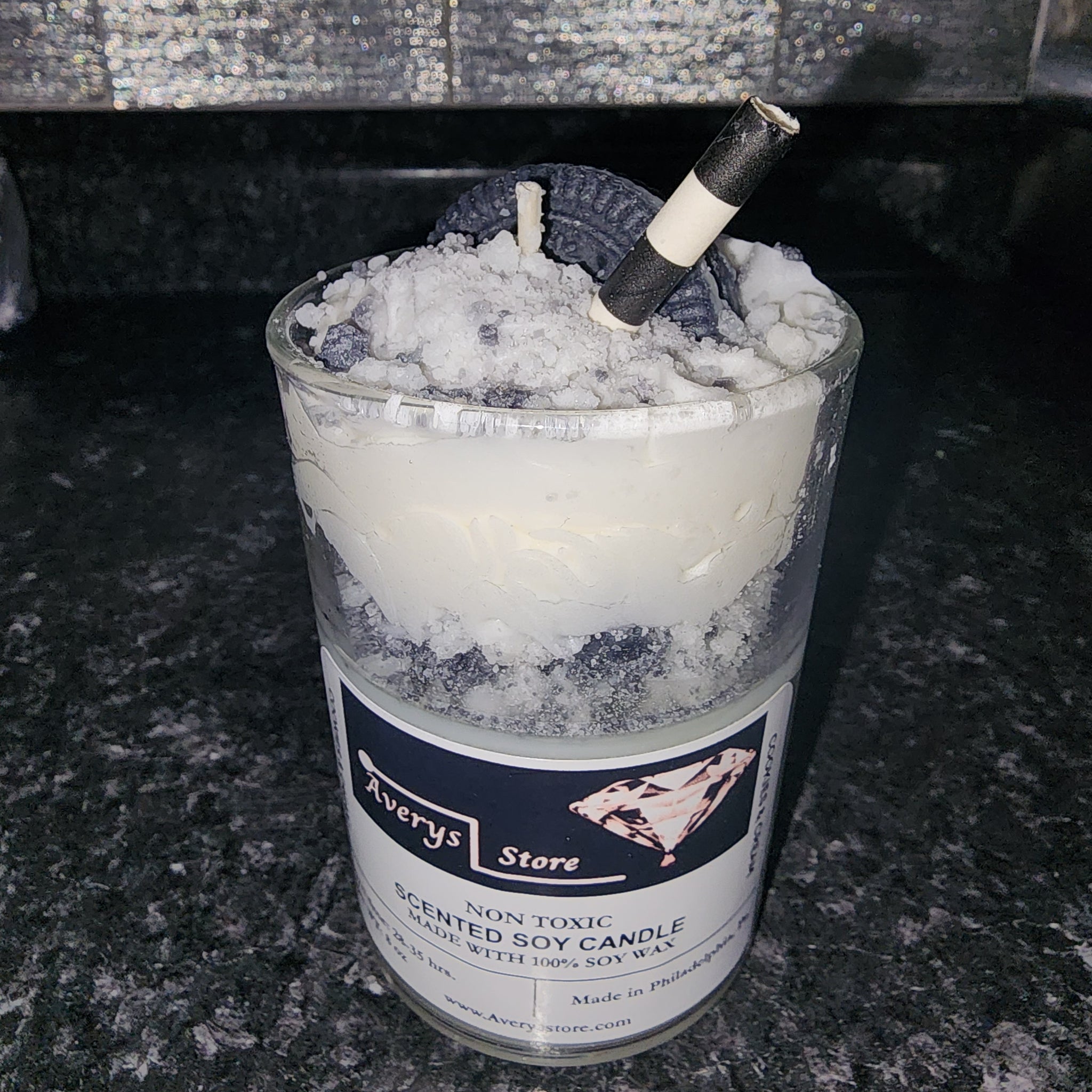 Cookies N Cream Shake Candle - 8 Ounces