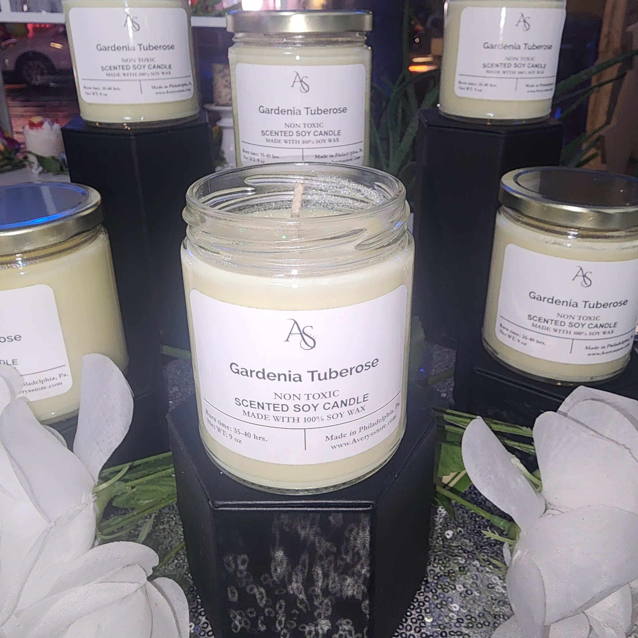 Gardenia Tuberose Candle - 9 Ounces