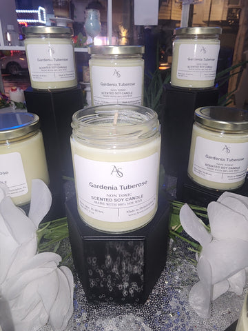 Gardenia Tuberose Candle - 9 Ounces