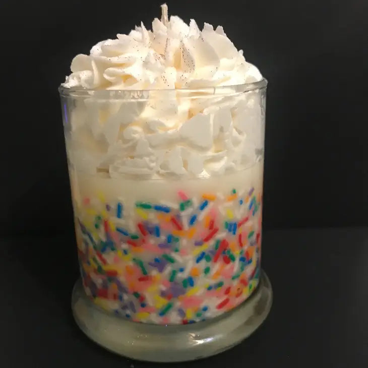 Birthday Cake Candle (White) Candle – 11 Ounces