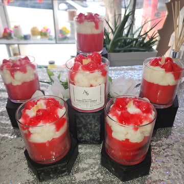 Strawberry Cream Candle - 12 Ounces